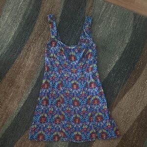 Free People Multicolor Floral Mini Dress